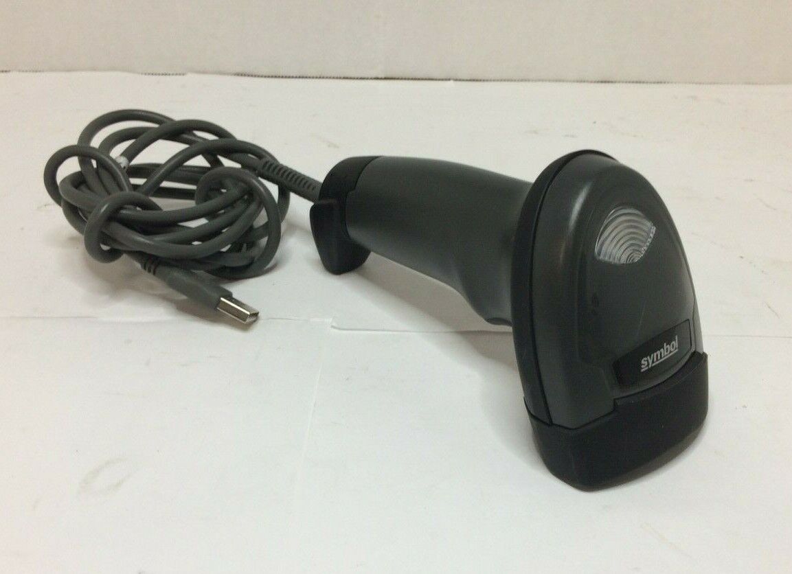 Zebra Motorola Symbol Barcode Scanner LI2208 2208 with USB Cable 1D