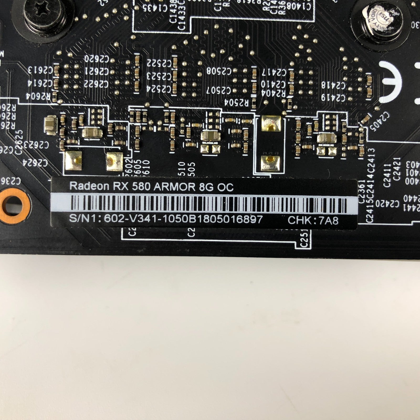 MSI Radeon RX 580 ARMOR 8G OC 8GB GDDR5 Graphics Card