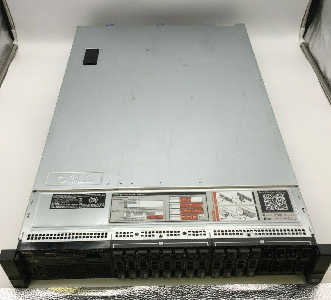 Dell PowerEdge R720 Intel xeon E5-2655-2.4GHz x2 112GB DDR3 11 x 600GB