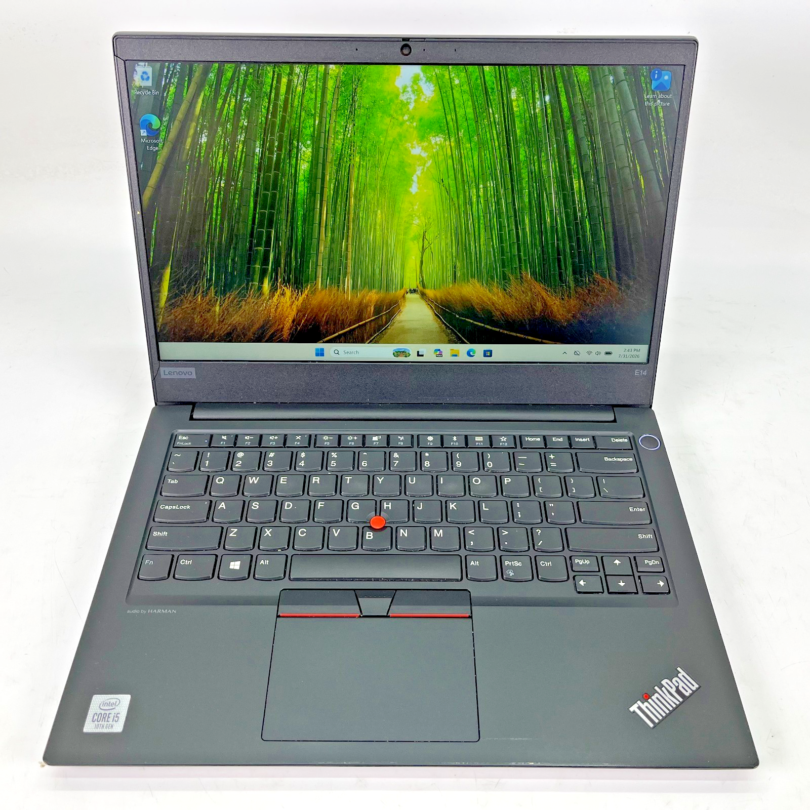 Lenovo ThinkPad E14 Intel i5-10210u 1.6GHz 256GB SSD 8GB Ram Windows 11
