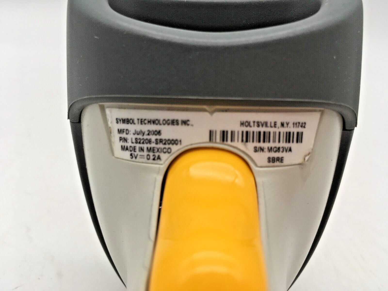 Symbol LS2208-SR20001R-UR Barcode Scanner