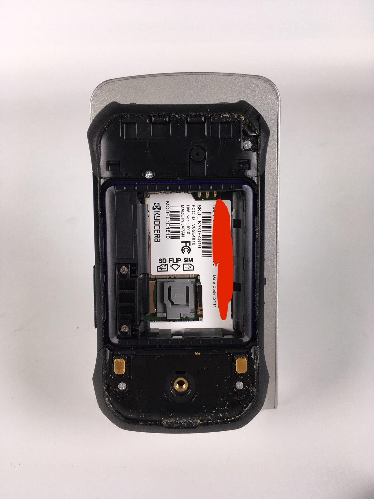 Verizon Kyocera Duraxv 16GB flip phone LTE