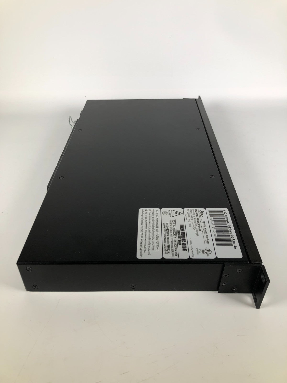 Middle Atlantic RLNK-P915R IP Controlled Power w/ Power Cord