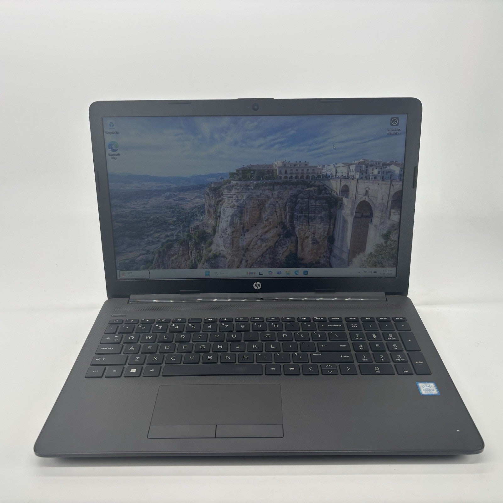 HP 250 G7 Intel i5-8th Gen 1.60 GHz 16 GB RAM 256 GB SSD Win 11 Pro -BIOS Locked