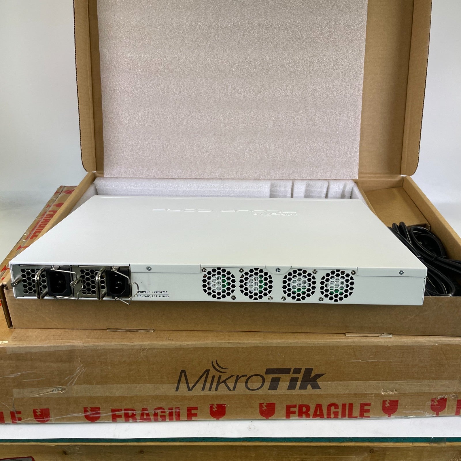 CCR1072-1G-8S+ Mikrotik Cloud Core router 72 core CPU 8X SFP+ Ports 16GB New OB
