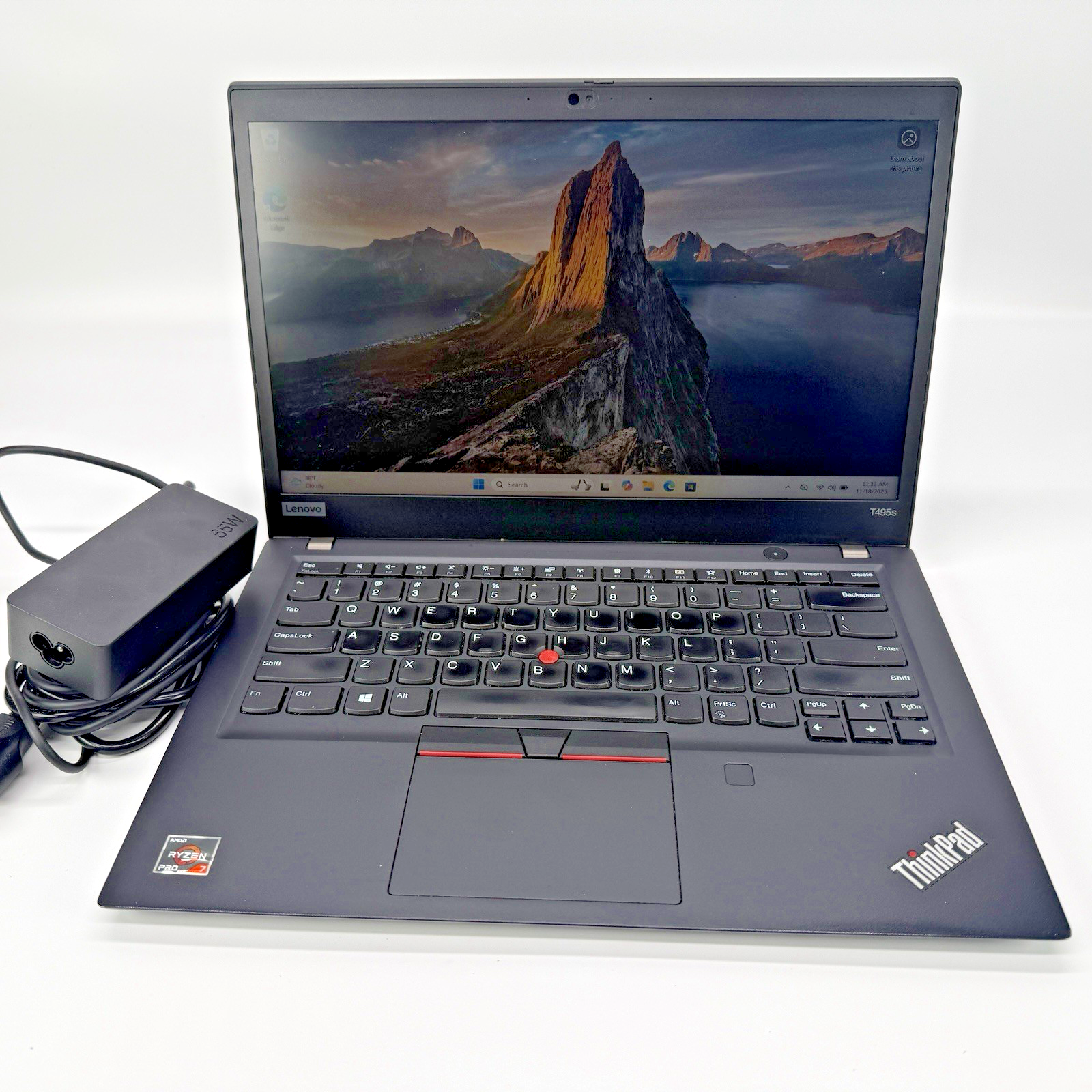 Lenovo ThinkPad T495s AMD Tyzen 7 Pro 2.30 GHz 8 GB RAM 256 GBSSD (NVMe) Win 11