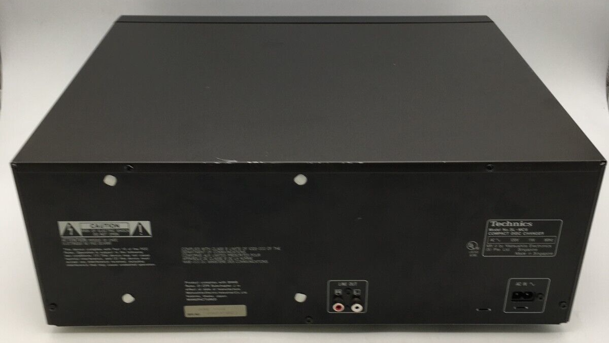 Technics SL-MC6 Disc CD Changer Player - No Remote *FOR PARTS - AS IS*