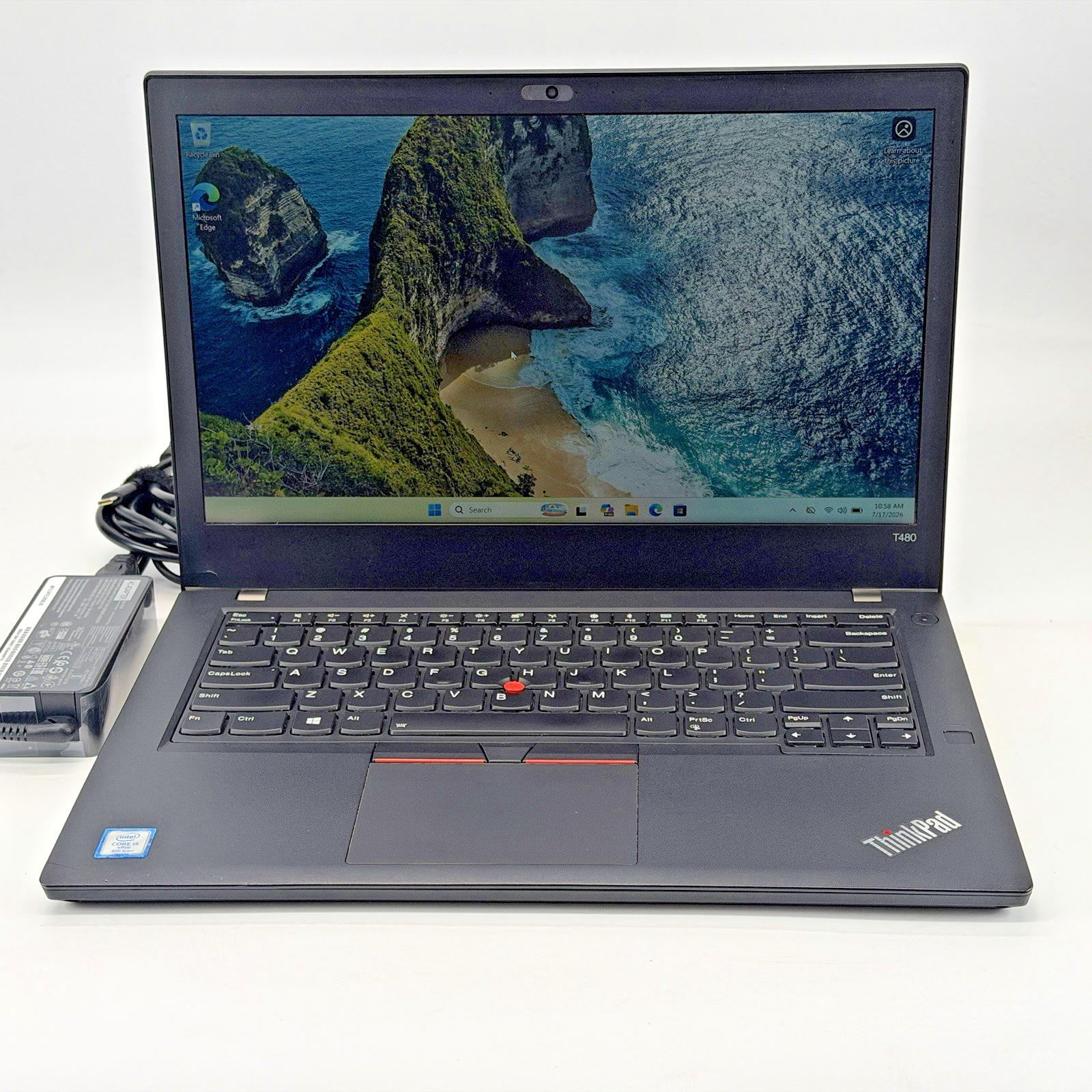 Lenovo ThinkPad T480 Intel i5-8350u 1.70 GHz 8 GB RAM 256 GB SSD (NVMe) Win 11
