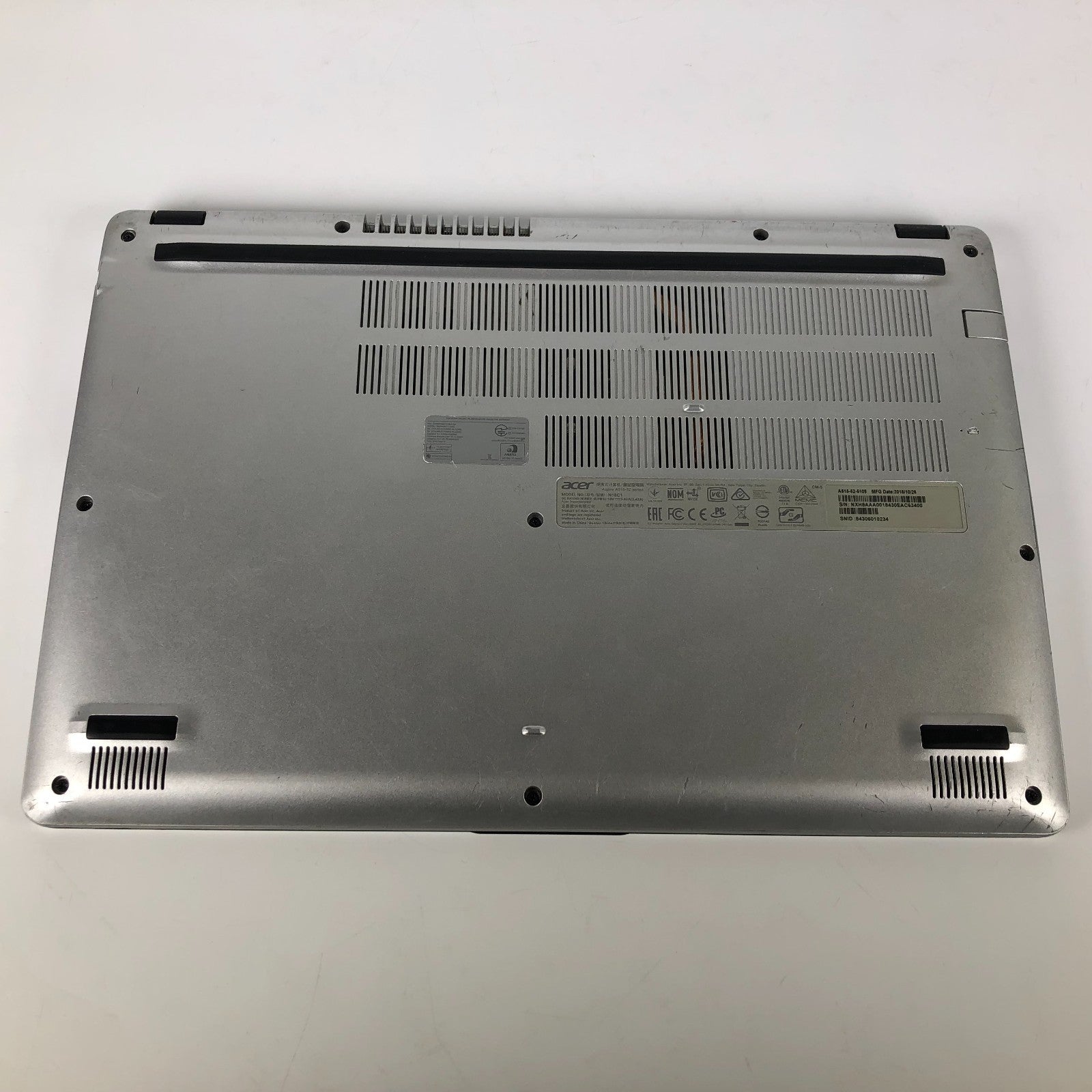 ACER Aspire A515-52 Intel i5-8265u-1.6GHz 16GB Ram 256GB Windows 11 Home