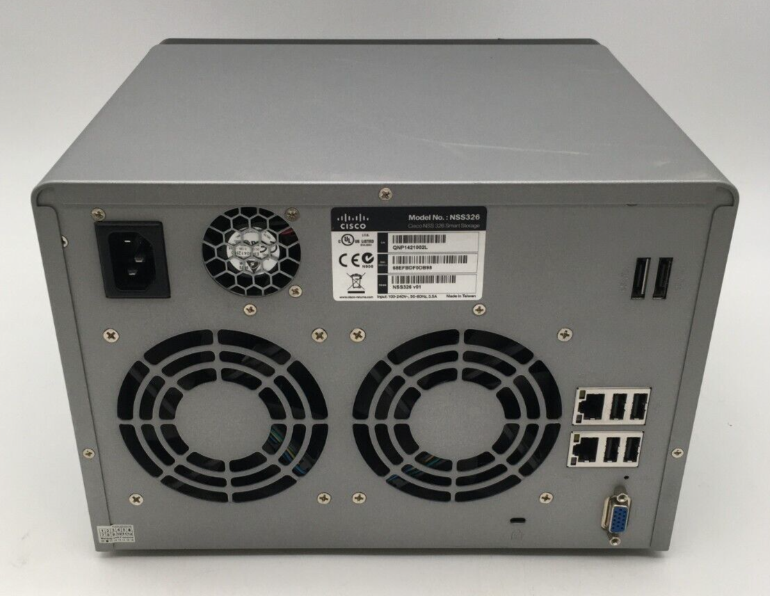 Cisco NSS326 326 Smart Storage RAID Box (No HDD's)