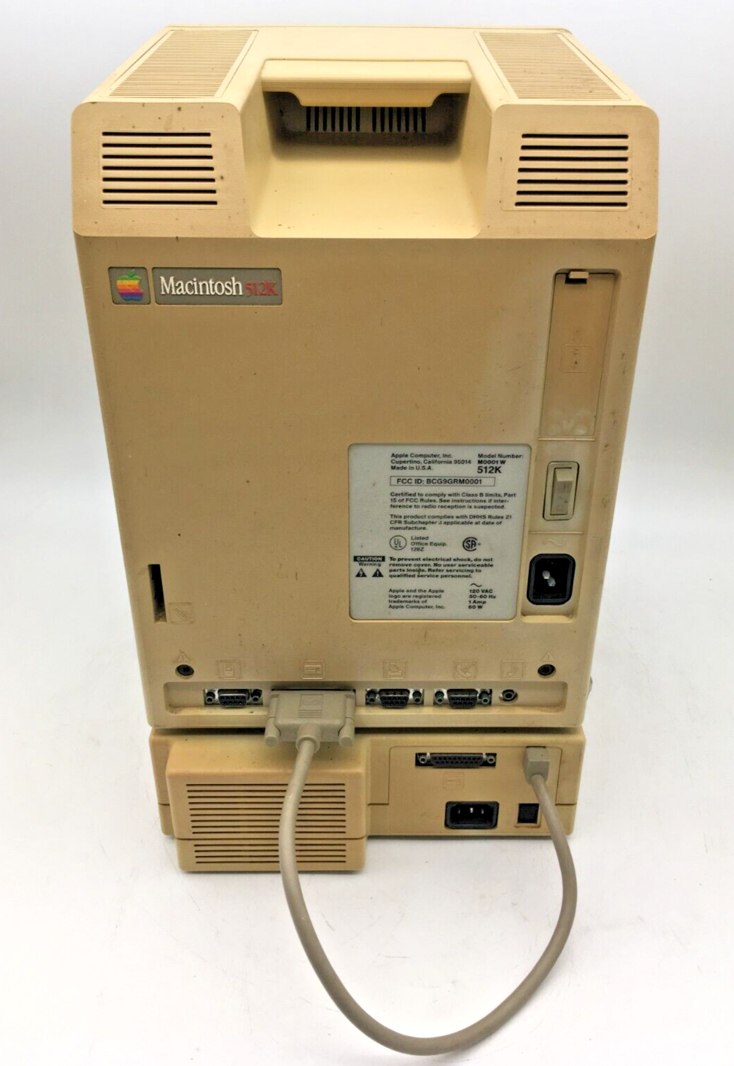 Apple Mac 512k - Hard Drive 20 M0135 - Mouse M0100