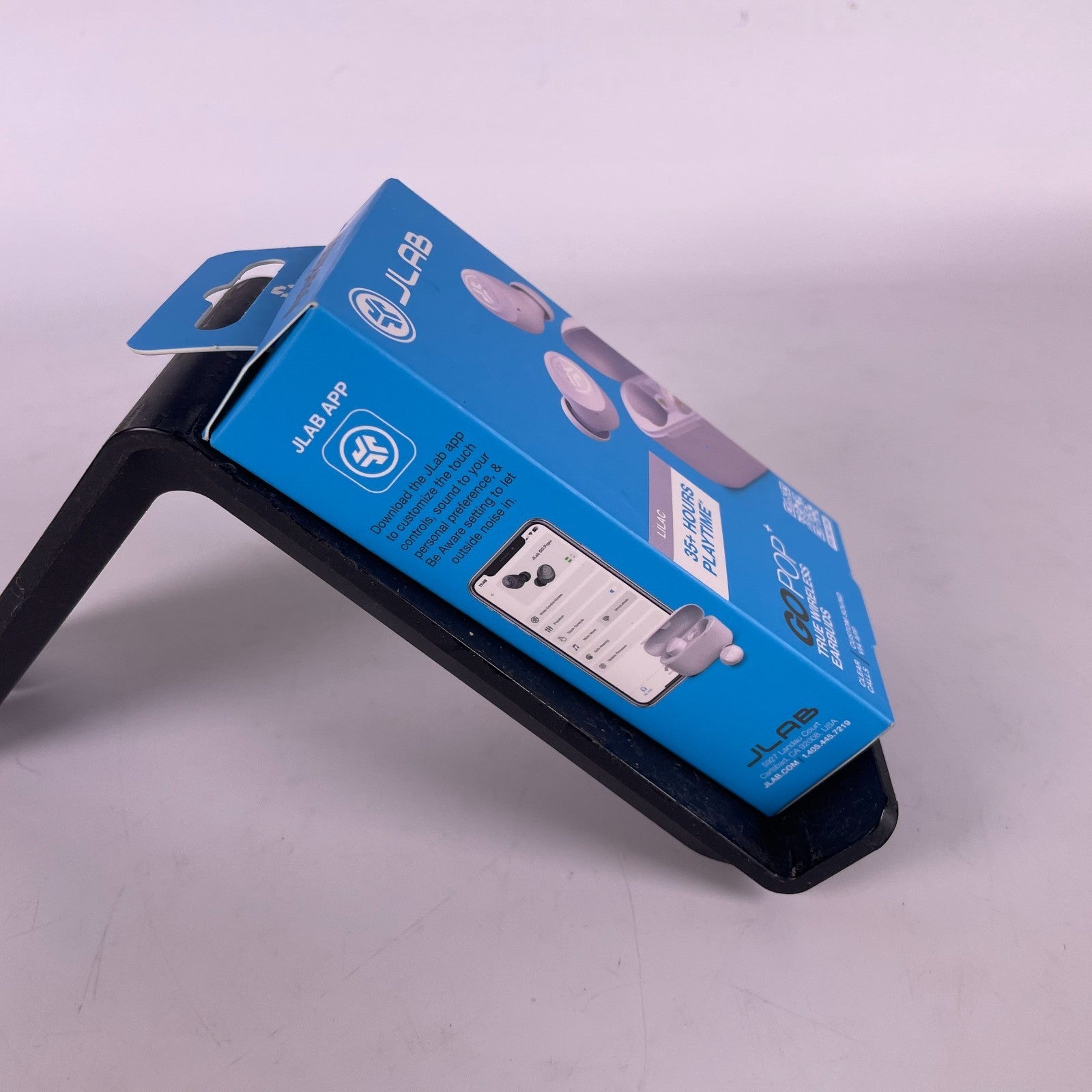 JLab GOPOP+ Lilac Bluetooth in-ear headphones