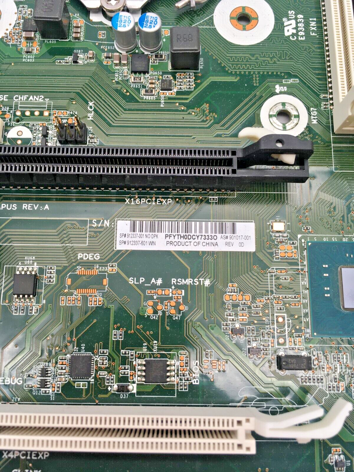 HP EliteDesk 800 G3 901017-001 Intel LGA 1151 DDR4 SFF Desktop Motherboard