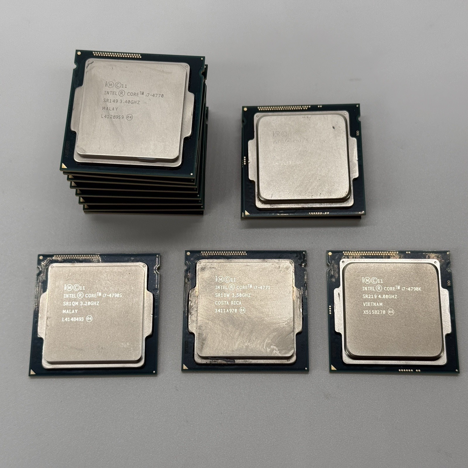 (13)Intel Core i7-4TH Gen (8) SR149 (2) SR1QF (1) SR1QM (1) SR219 (1) SR1BW CPU