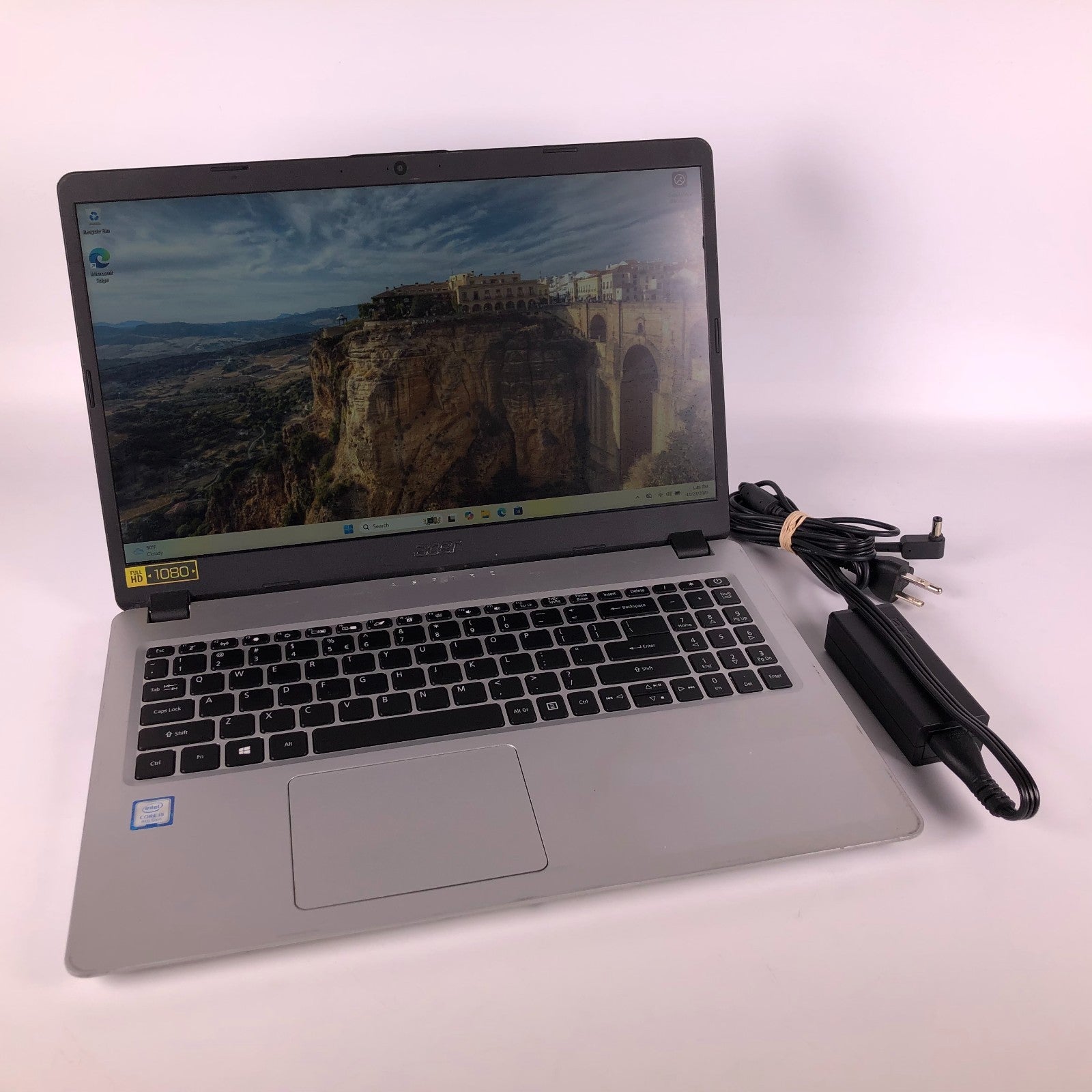 ACER Aspire A515-52 Intel i5-8265u-1.6GHz 16GB Ram 256GB Windows 11 Home