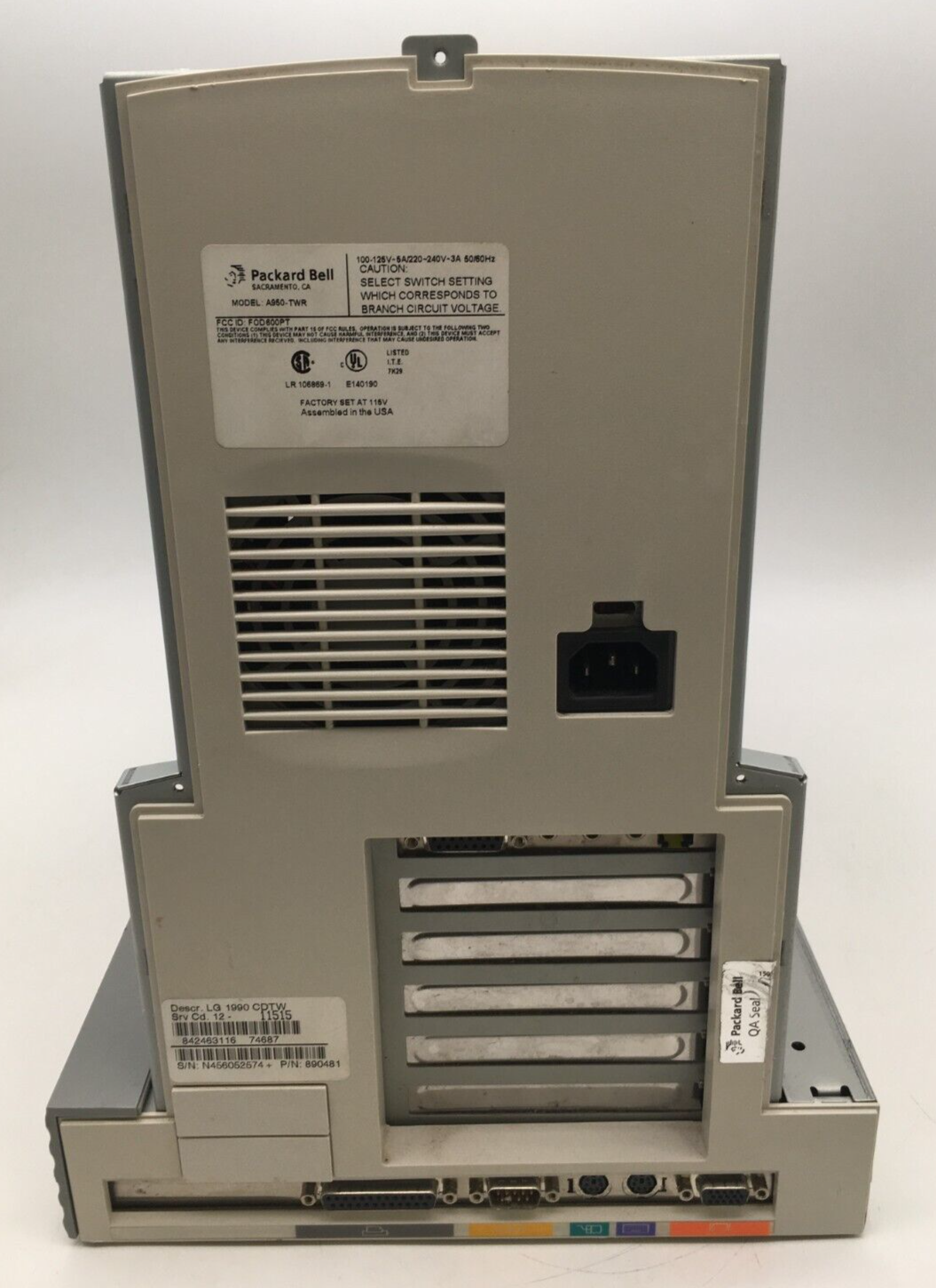 Packard Bell A950-TWR Retro Computer Tower