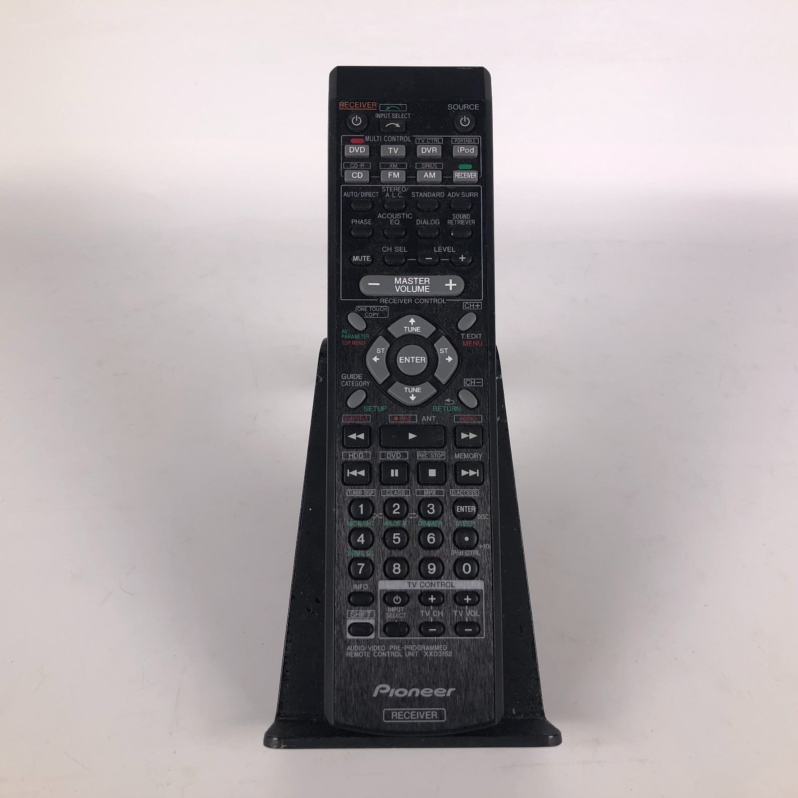 PIONEER XXD3152 Audio/Video Receiver Remote Control