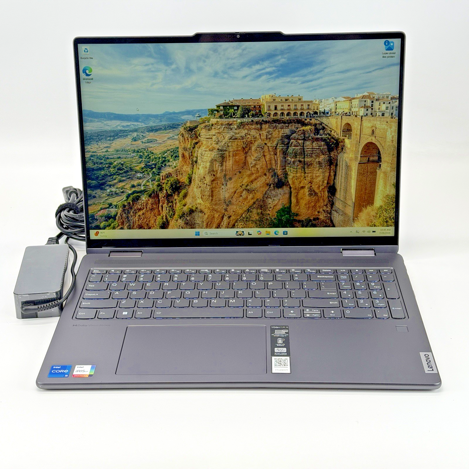 Lenovo Yoga 7 16IRL8 16" 16GB RAM 512GB SSD (NVMe) Storm Gray i5-13 Gen Win 11