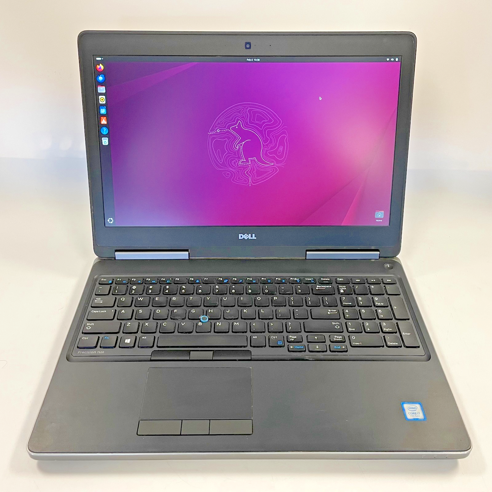 Dell Precision 7520 Intel i7-7820HQ 2.9GHz 16GB Ram 500GB SSD Linux Ubuntu