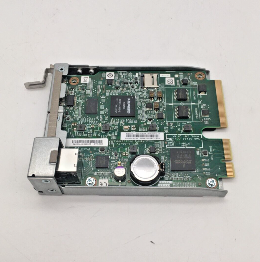 00MW533 - Lenovo 1 x Port RJ-45 + 1 x Port USB Type-A 2.0 Management Module D2