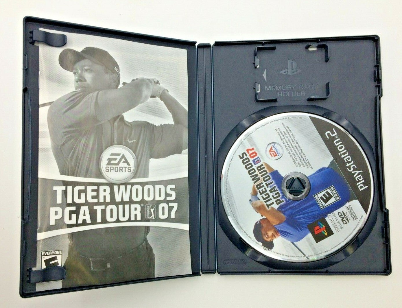 Tiger Woods PGA 07 Playstation 2 PS2 Game, Case & Manual