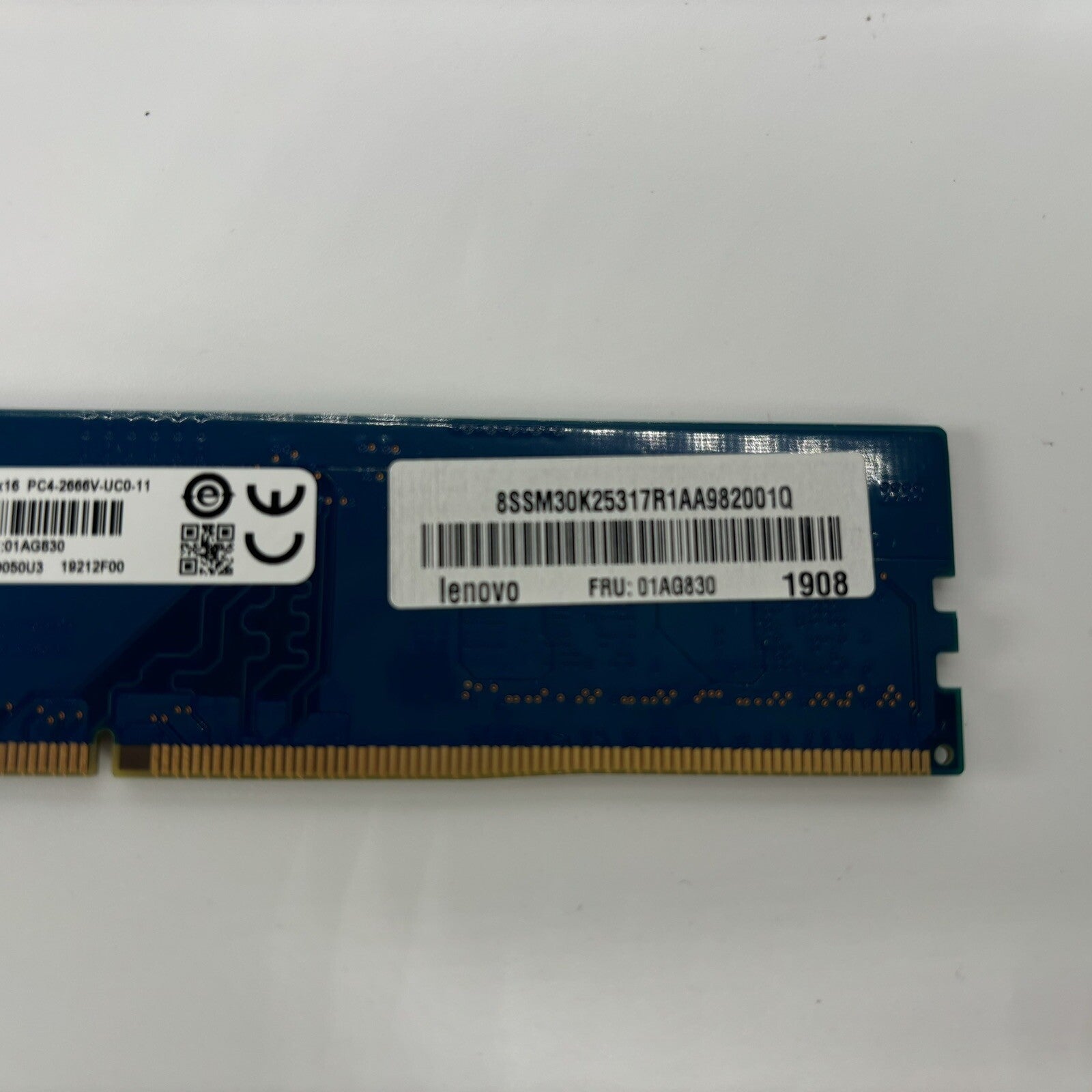 Lot of (6) Ramaxel Lenovo 01AG830 PC4-21300 PC4-2666V DDR4 RAM