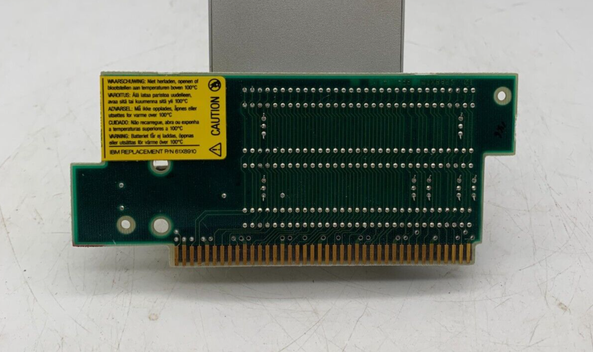 IBM PS/2 Model 30 Type 8530 IBM 61X8864 Riser Card (Bus Adapter) W/Battery