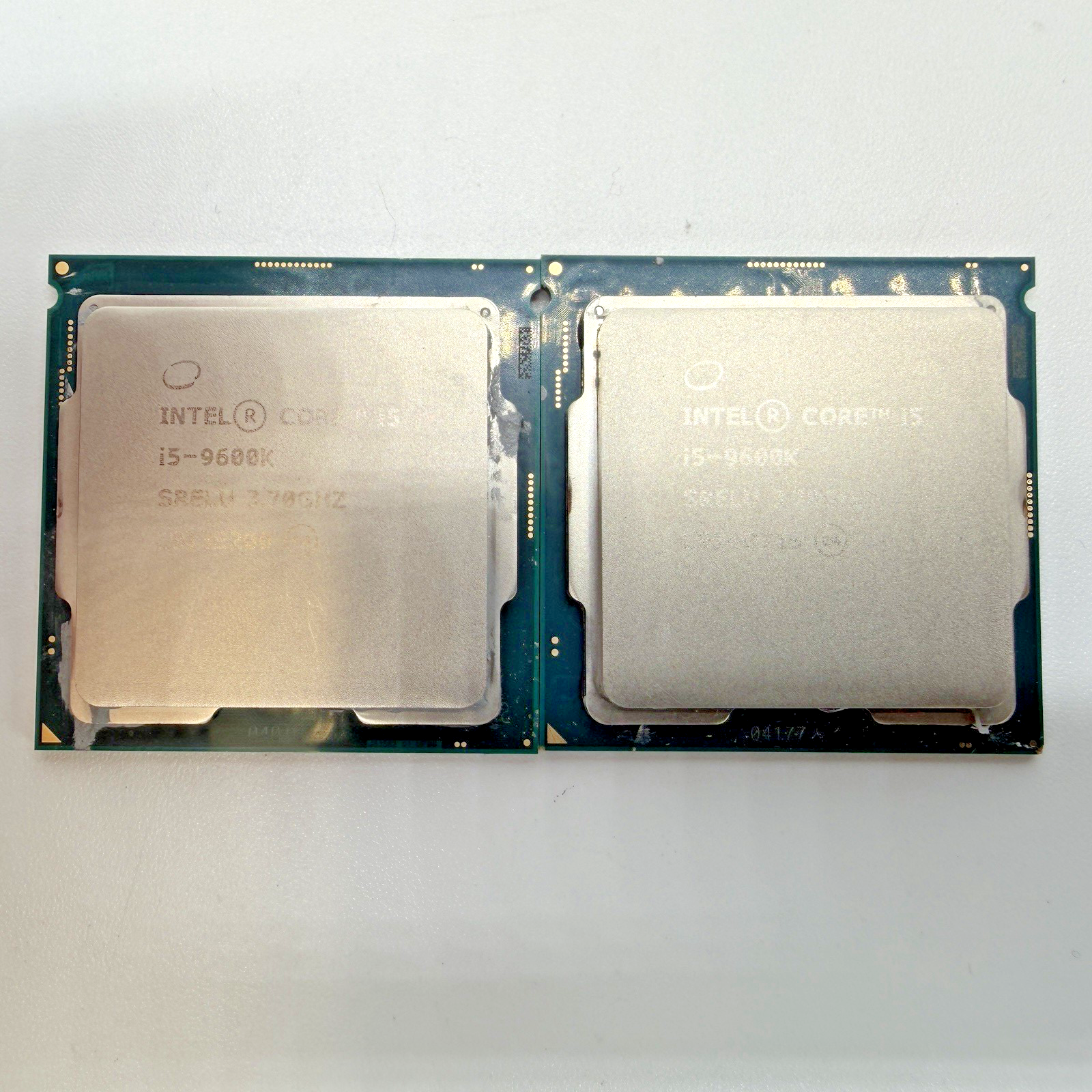 (2) Intel Core i5-9600K 6-Core 3.7GHz LGA1151 Unlocked Desktop CPU Processor