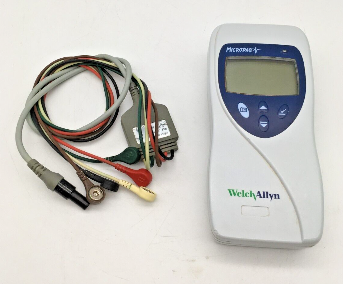 Welch Allyn MICROPAQ 406 Wearable Patient Monitor - cables