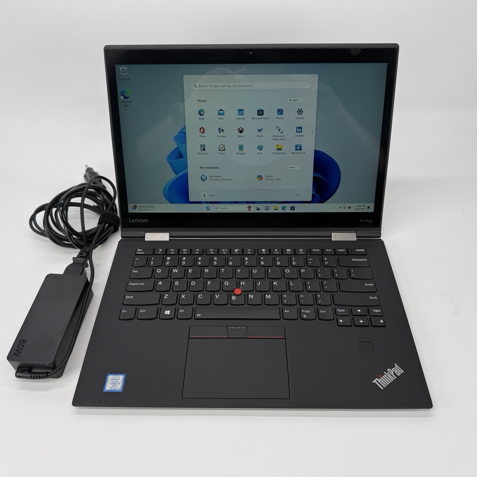 Lenovo Thinkpad X1 Yoga 2nd Gen Intel i5-7300u 2.6 GHz 8 GB RAM 256 GB SSD (NVME