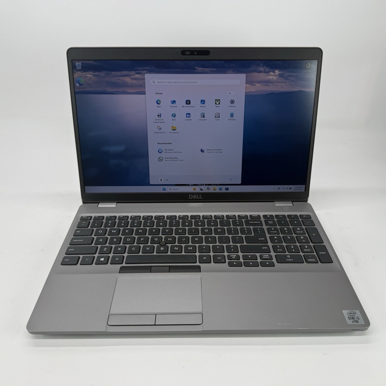 Dell Latitude 5511 Intel i5-10th Gen 2.60 GHz 16 GB RAM 256 GB SSD (NVMe) Win 11