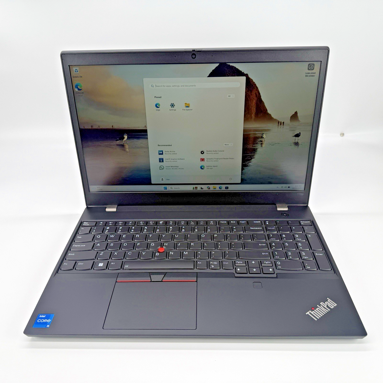 Lenovo ThinkPad T15p Gen 2 Intel i5-11400H 2.70 GHz 16 GB RAM 256 GB SSD (X2)
