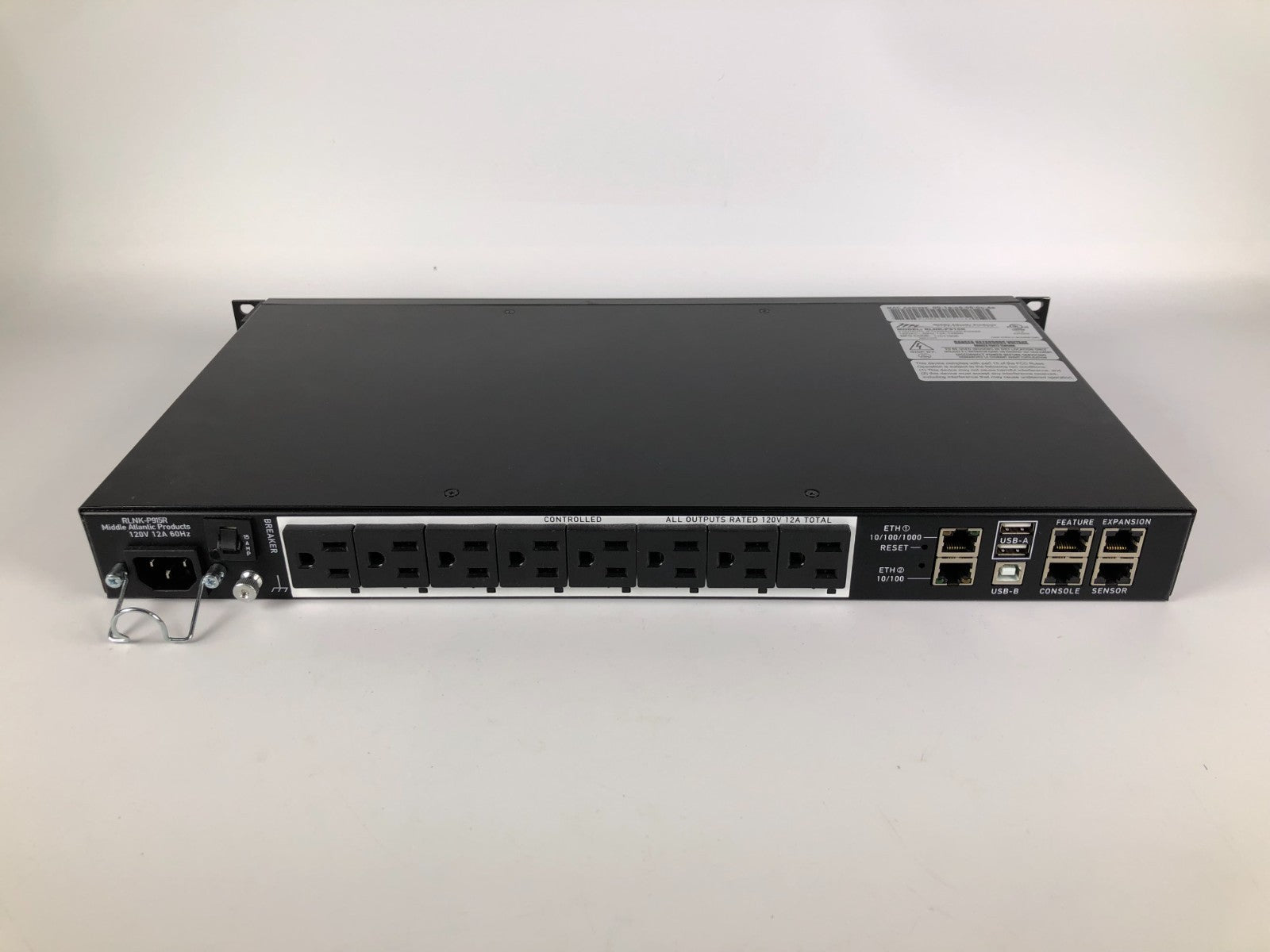 Middle Atlantic RLNK-P915R IP Controlled Power w/ Power Cord