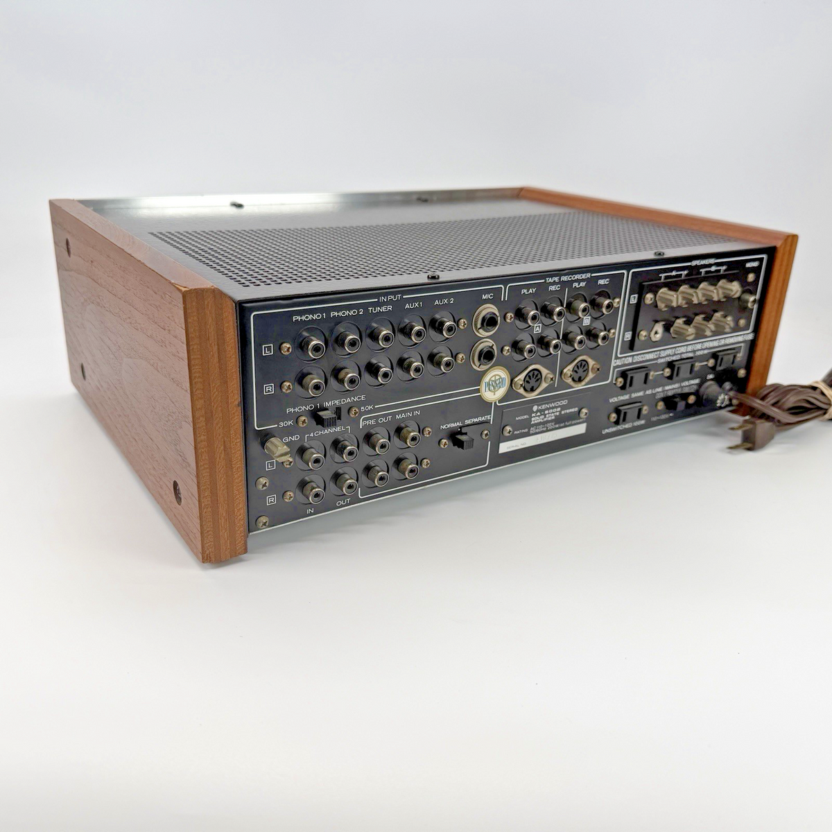 Vintage Kenwood KA-5002 Integrated Stereo Amplifier Silver Face Tested Working