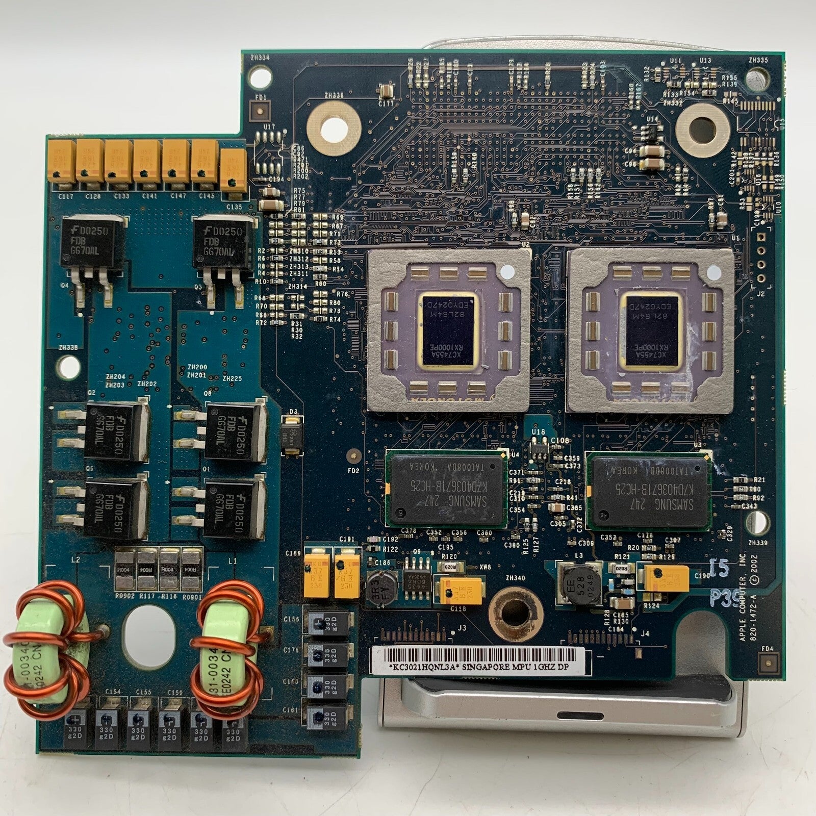Used Apple Dual G4 1GHz CPU Module 820-1472-A MPU Processor