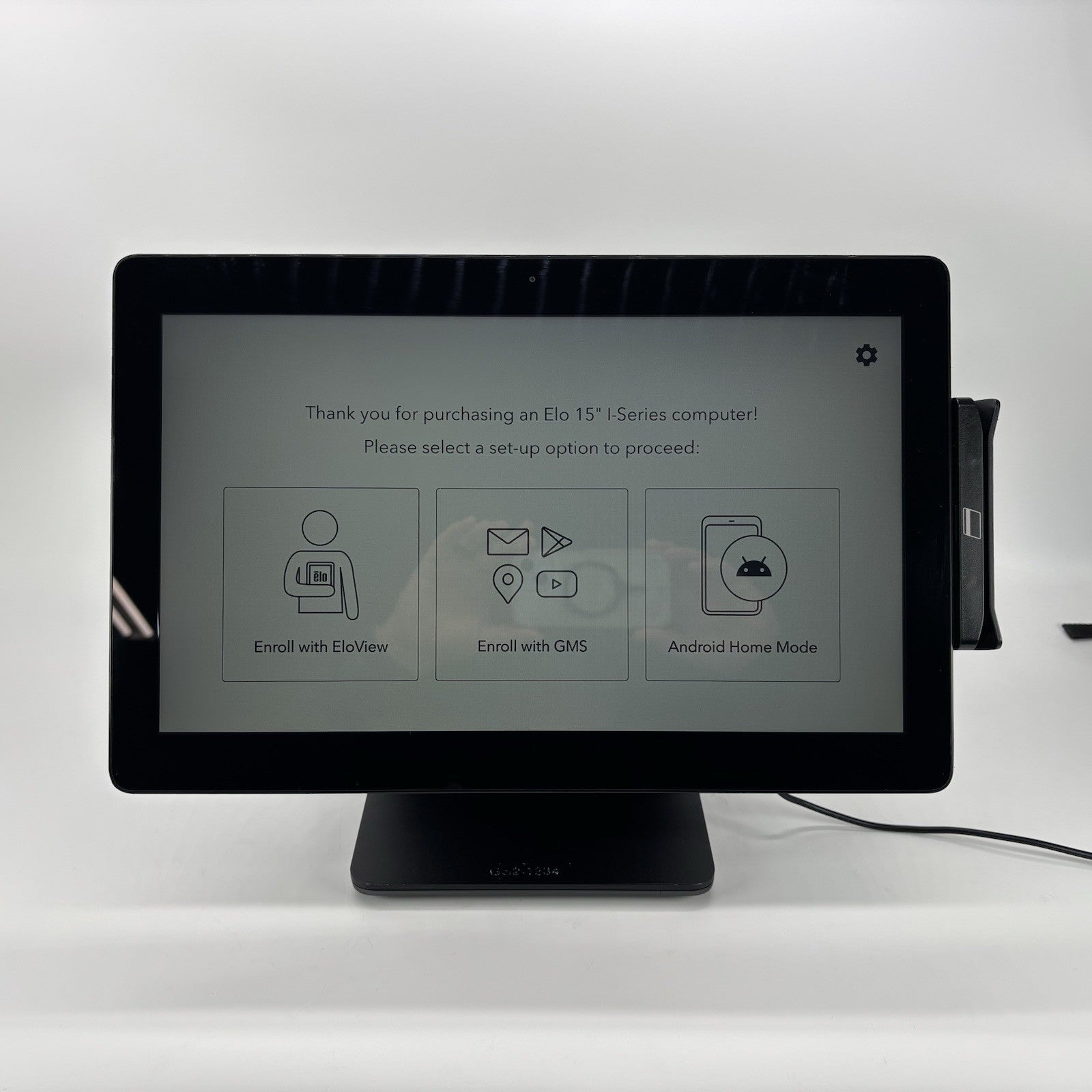 Elo Touch ESY1514 15.6" touchscreen tablet 32GB ANDROID MSR POS With Stand