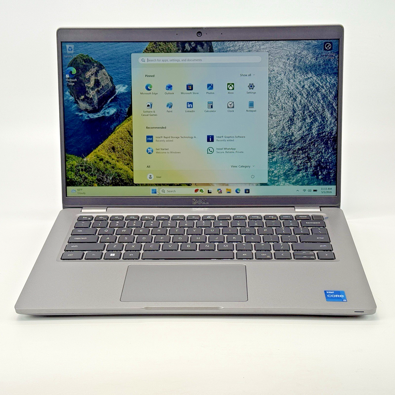 Dell Latitude 5430 Intel i5-1245u 1.60 GHz 16 RAM 256 GB SSD (NVMe) Win 11