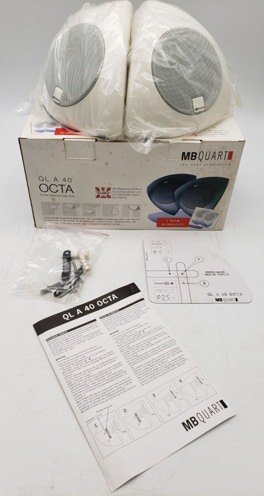MB  Quart QL A 40 OCTA Loudspeakers 25-50 watt