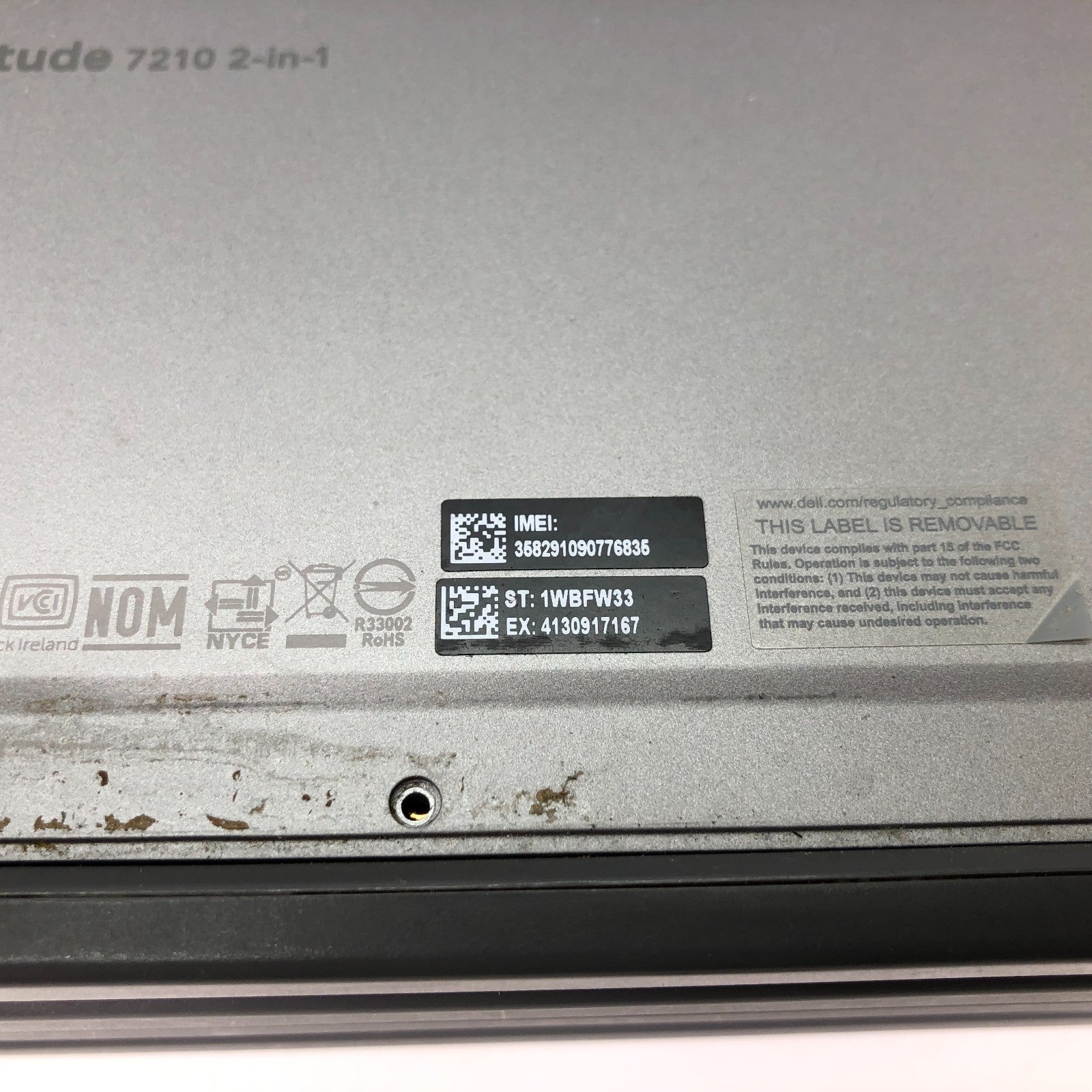 LOT OF 5 DELL LATITUDE 7210 2-IN-1, Intel Core i5 - 10th Gen no charger - no SSD
