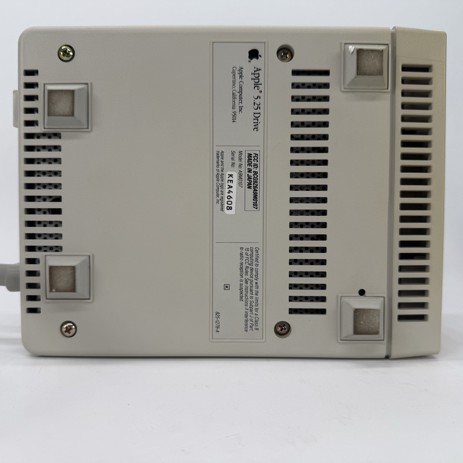 Vintage Apple 5.25" External Floppy Disk Drive A9M0107 Box and origional packing