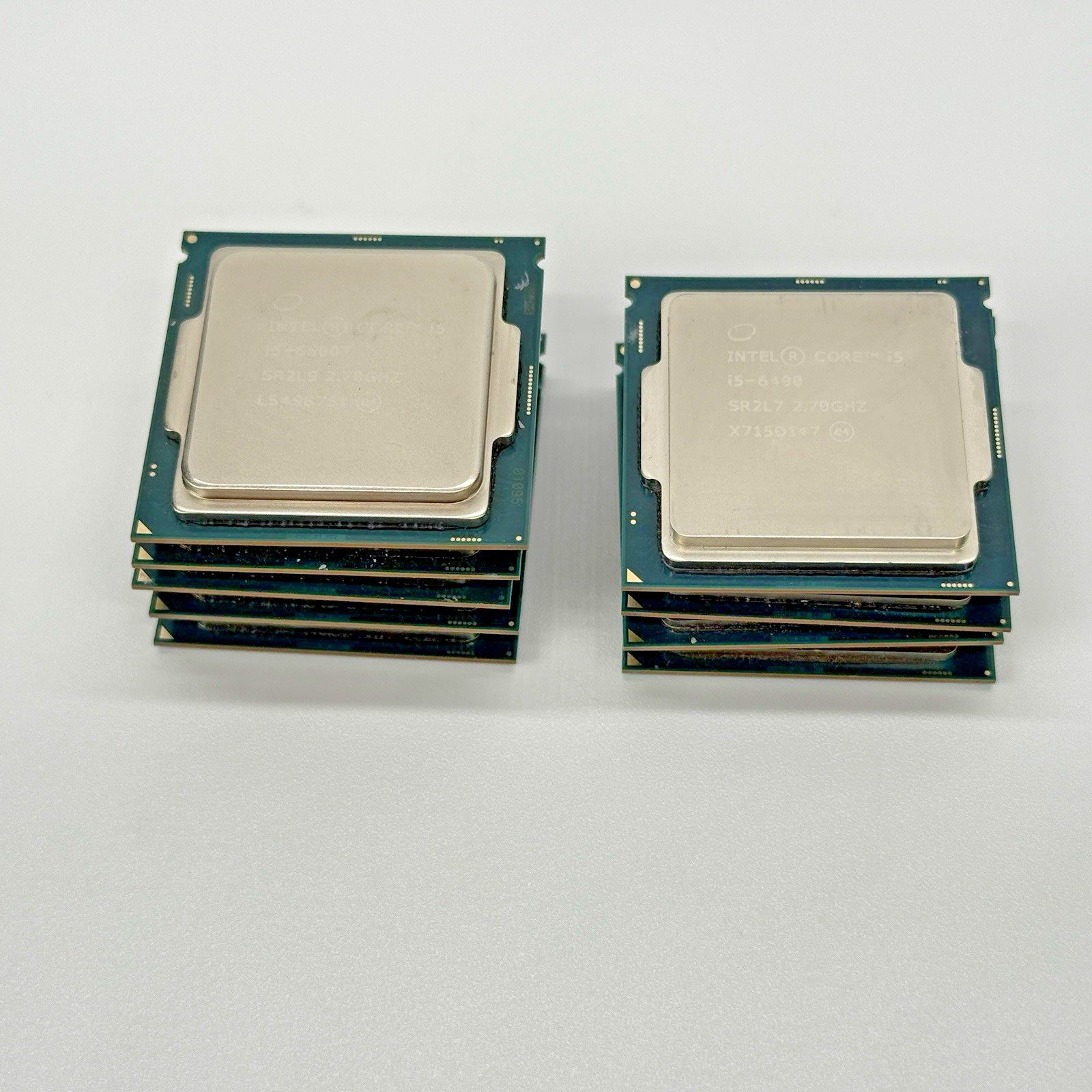 ((9) Intel Core i5-6th Gen CPU, (5) SR2L9 (4) SR2L7