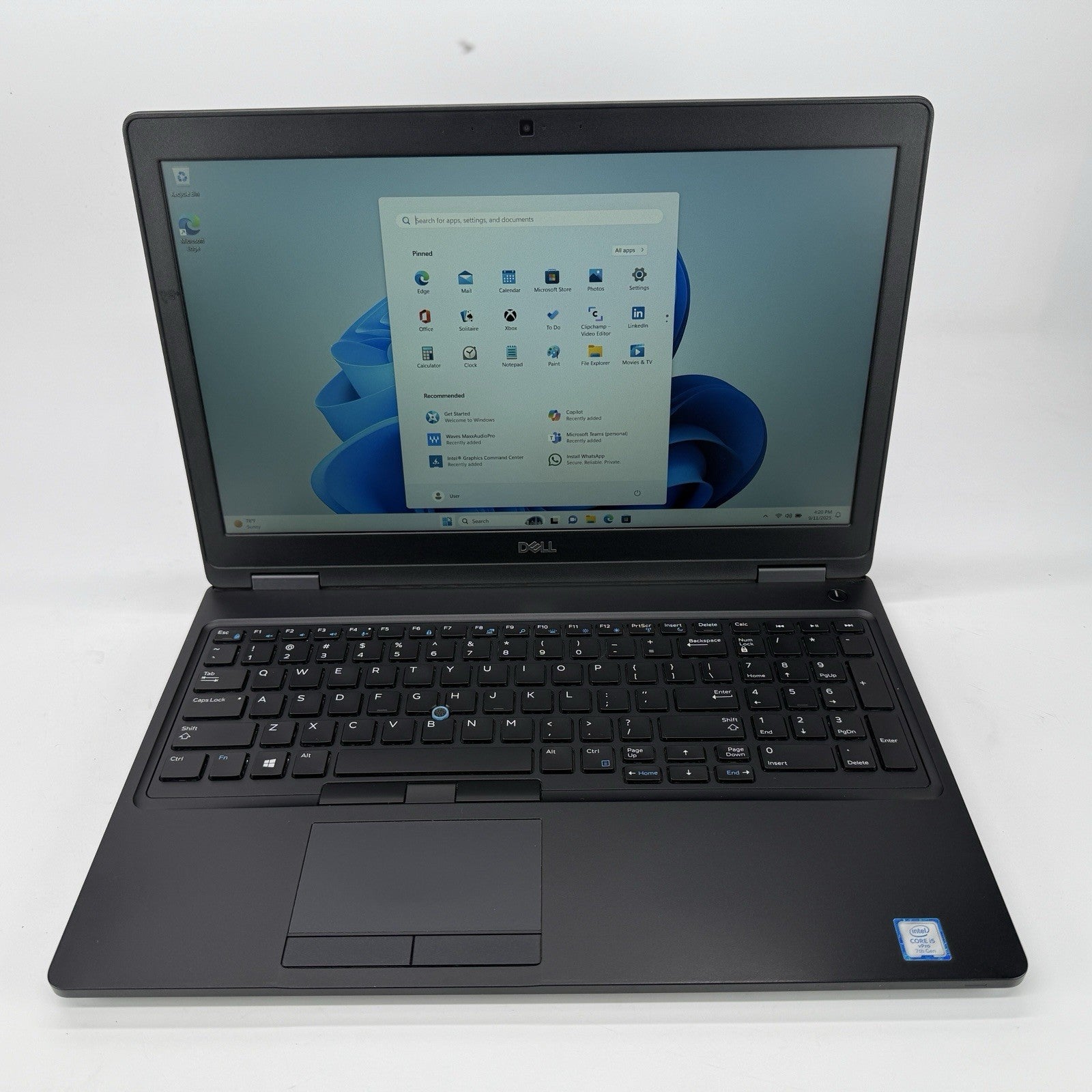 Dell Latitude 5590 Intel i5-7300u 2.6 GHz 8 GB RAM 256 GB SSD (NVME) Win 11 Pro