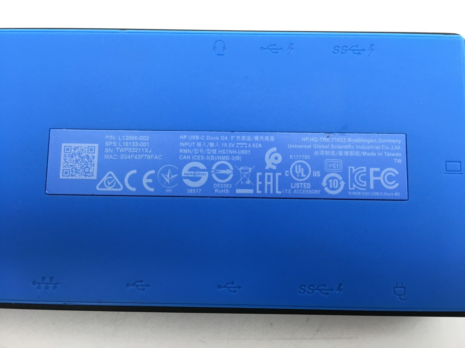 Lot of (19)Genuine HP USB-C Docking Station G4