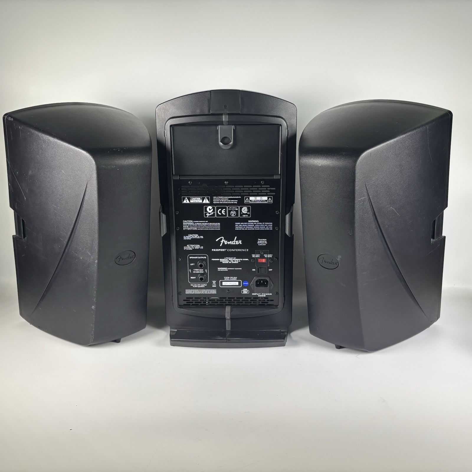 Fender Passport Conference Portable 4-Channel PA System PR844 (Power Cable Only)