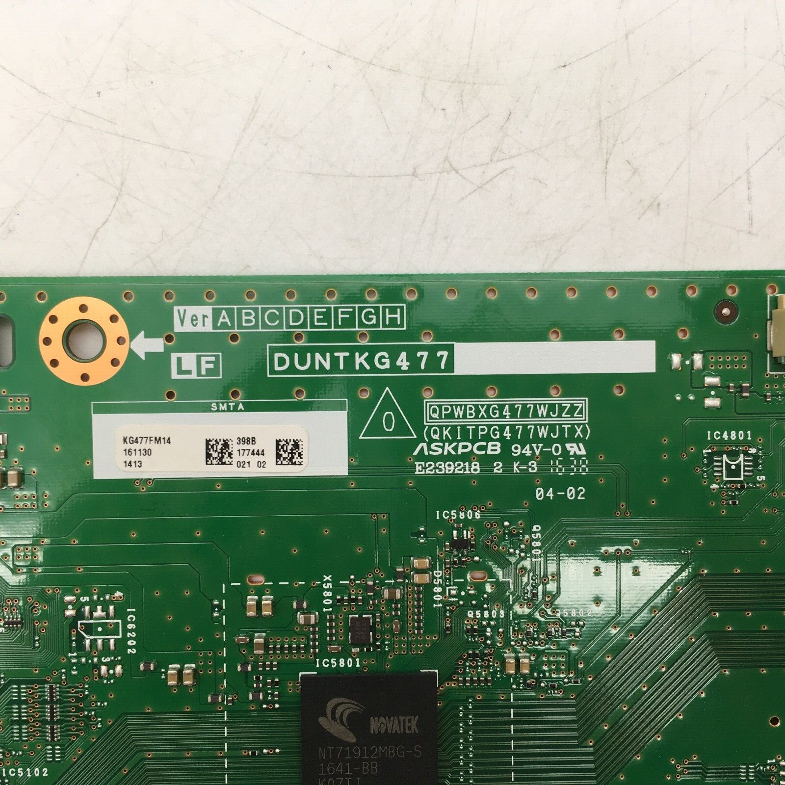 Sharp DUNTKG477 Sharp T-Con Board qpwbxg477wjzz