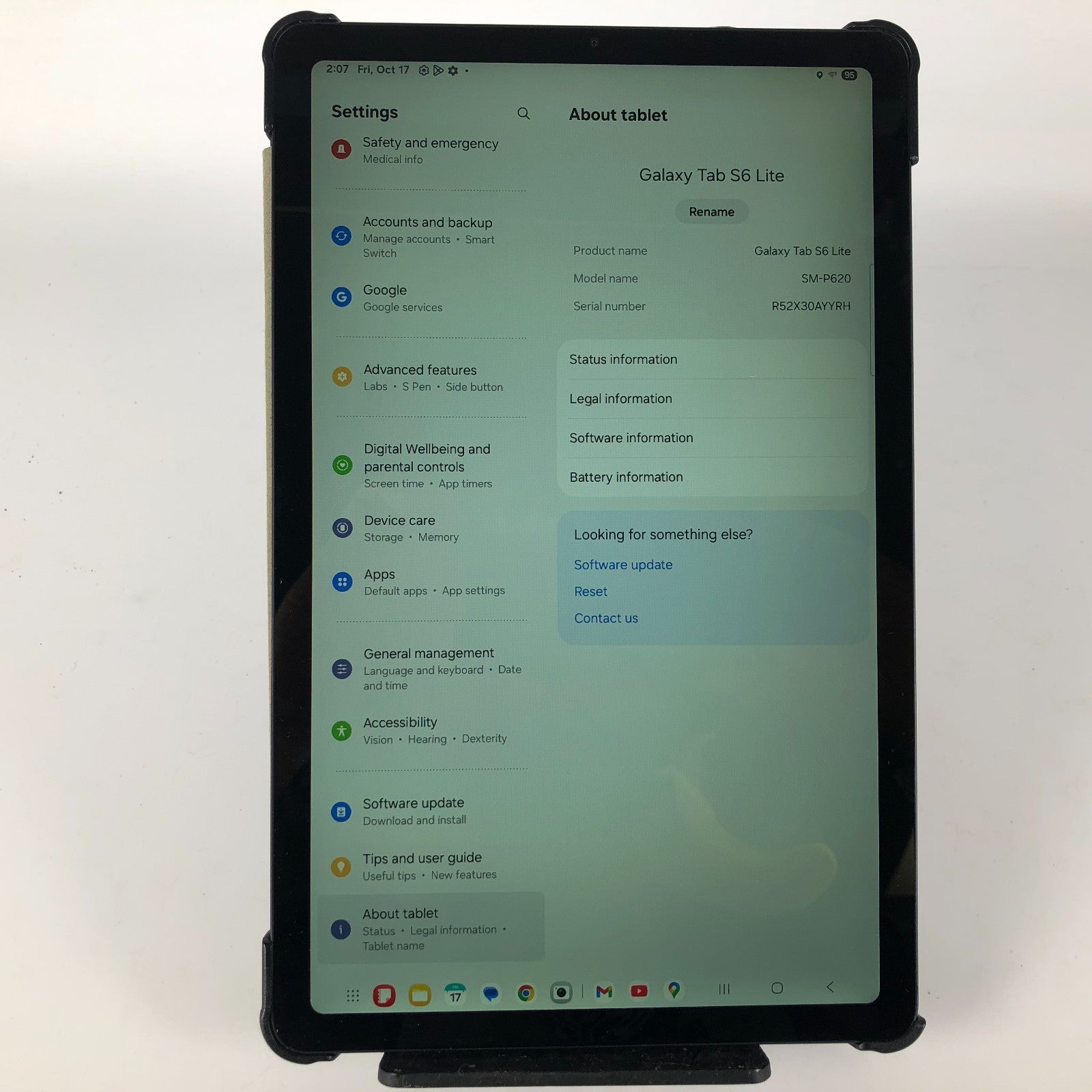 Samsung Galaxy Tab S6 Lite SM-P620 64 GB, Wi-Fi, 10.4 in