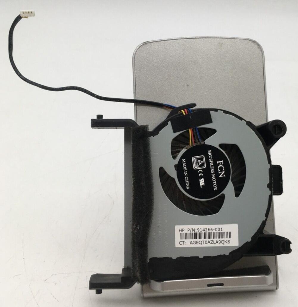 HP EliteDesk ProDesk 400 600 800 G3 Mini CPU Heatsink Cooling Fan 914266-001