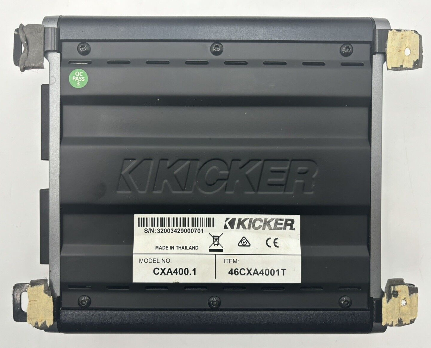 Kicker 43C104 10" Subwoofers (2), Kicker CXA400.1 Amp, Works GREAT