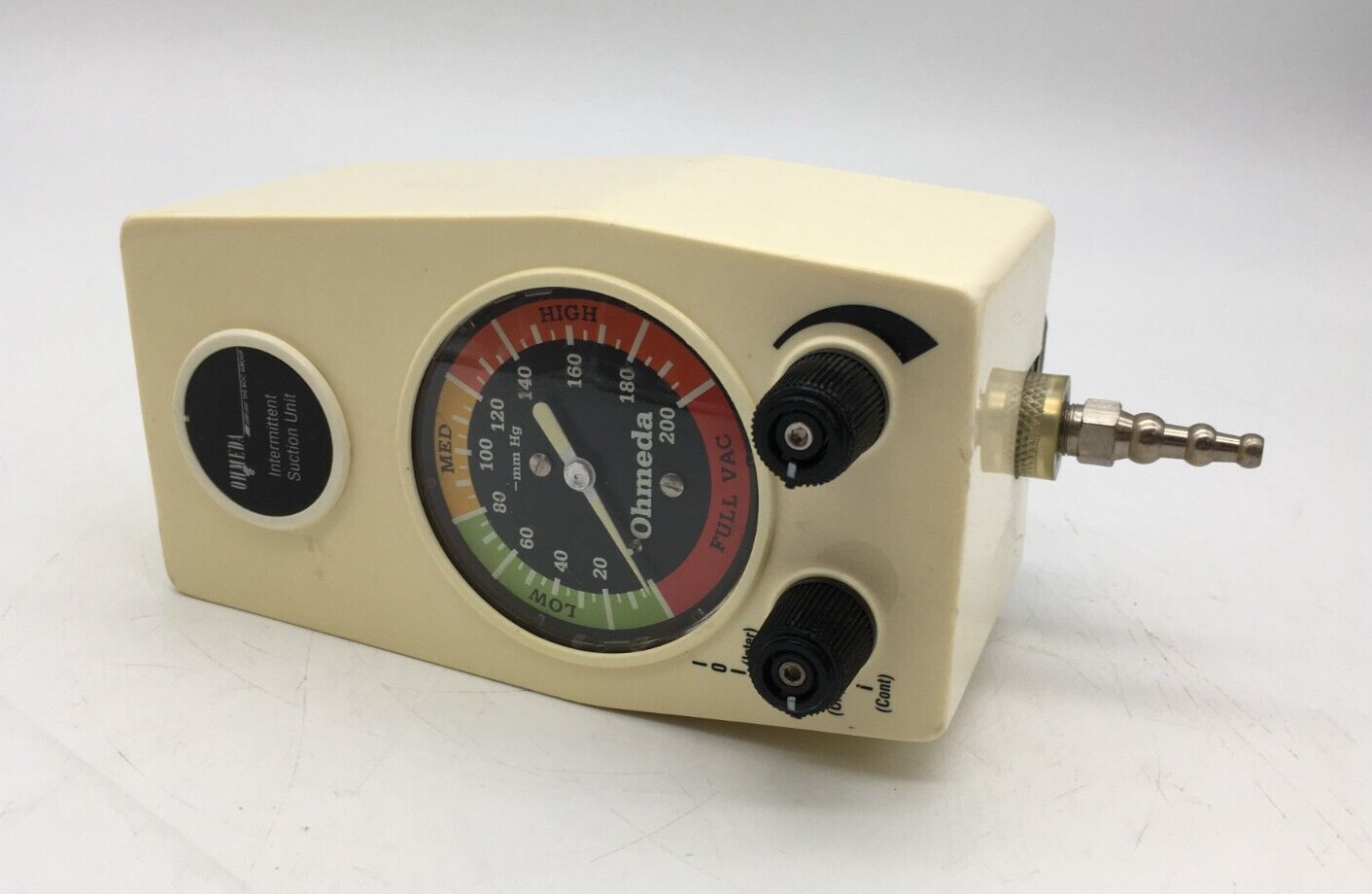 Ohmeda Intermittent Suction (0-200mmHg) Vacuum Regulato