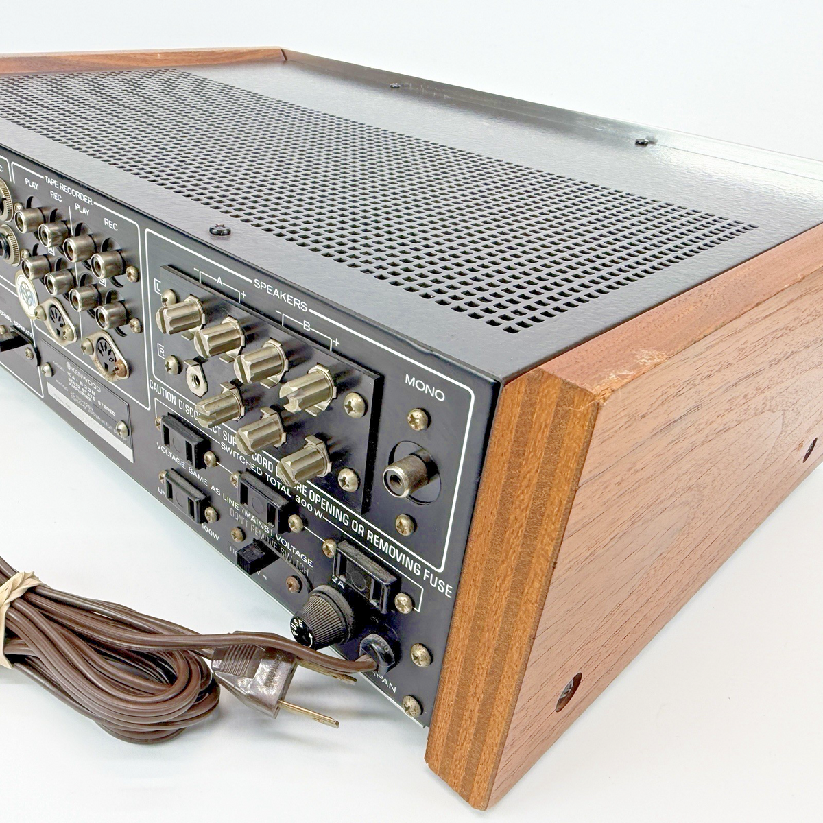 Vintage Kenwood KA-5002 Integrated Stereo Amplifier Silver Face Tested Working